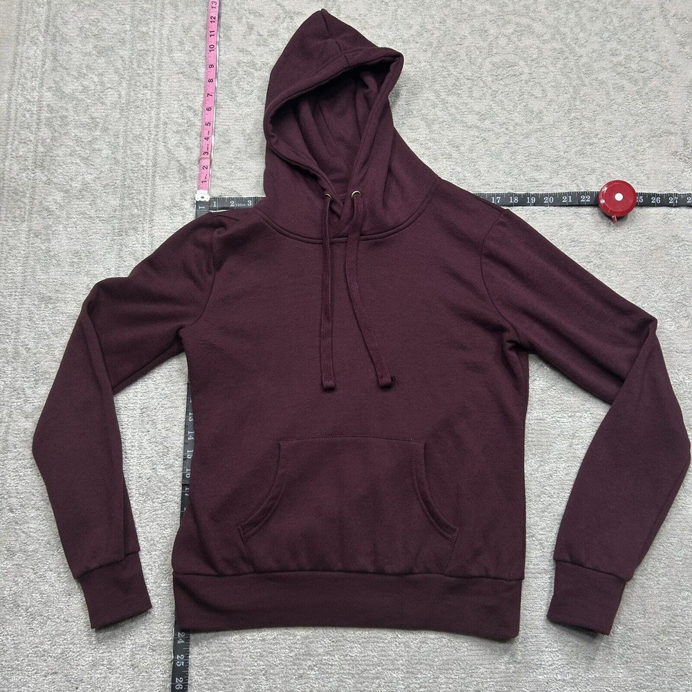 Reflex Hoodie Sweater Women's Small Burgundy Long Sleeve